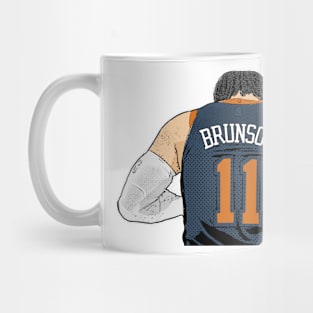 jalen brunson comic style Mug